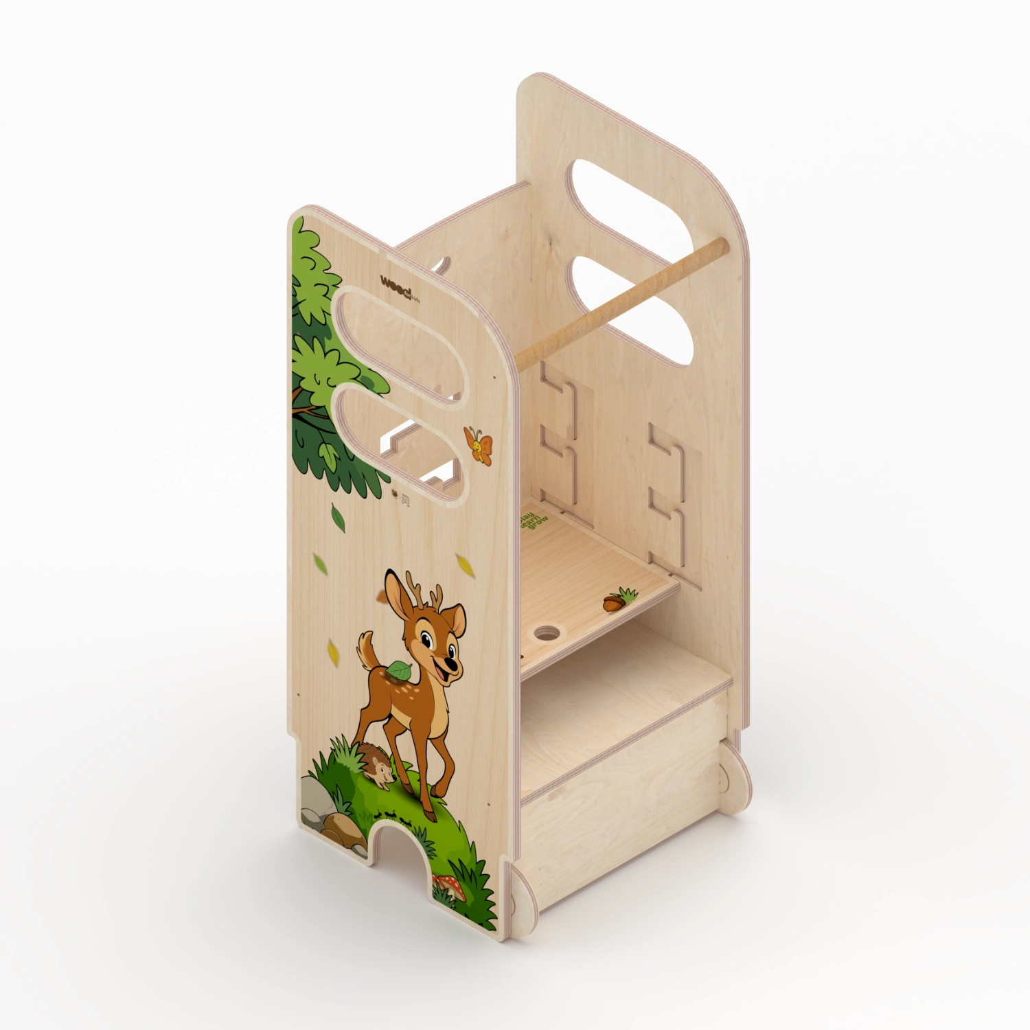 Il Pianeta delle idee Wood for Kids Montessori Torre della crescita Montessori torre in legno