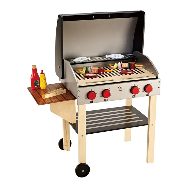 Hape Cucina e accessori E3127 Griglia del Buongustaio barbecue in legno
