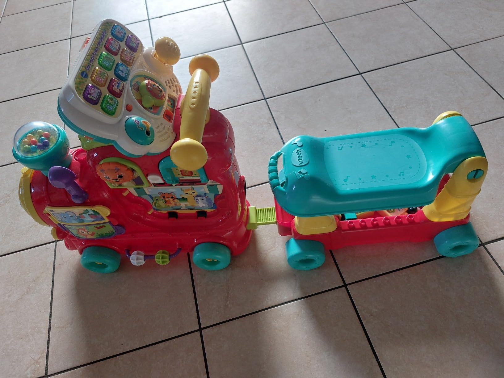 VTech Giocattoli 1-3 anni Edo Maxi Treno Cavalcabile 7 in 1 trenino elettrico 12-36 mesi