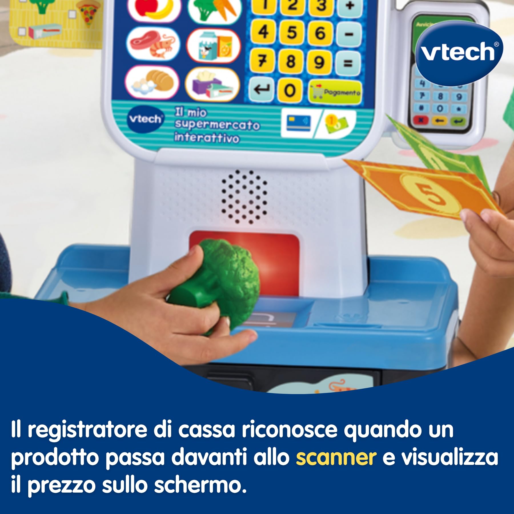 VTech Giocattoli 3-6 anni Il Mio Supermercato Interattivo cassa in italiano