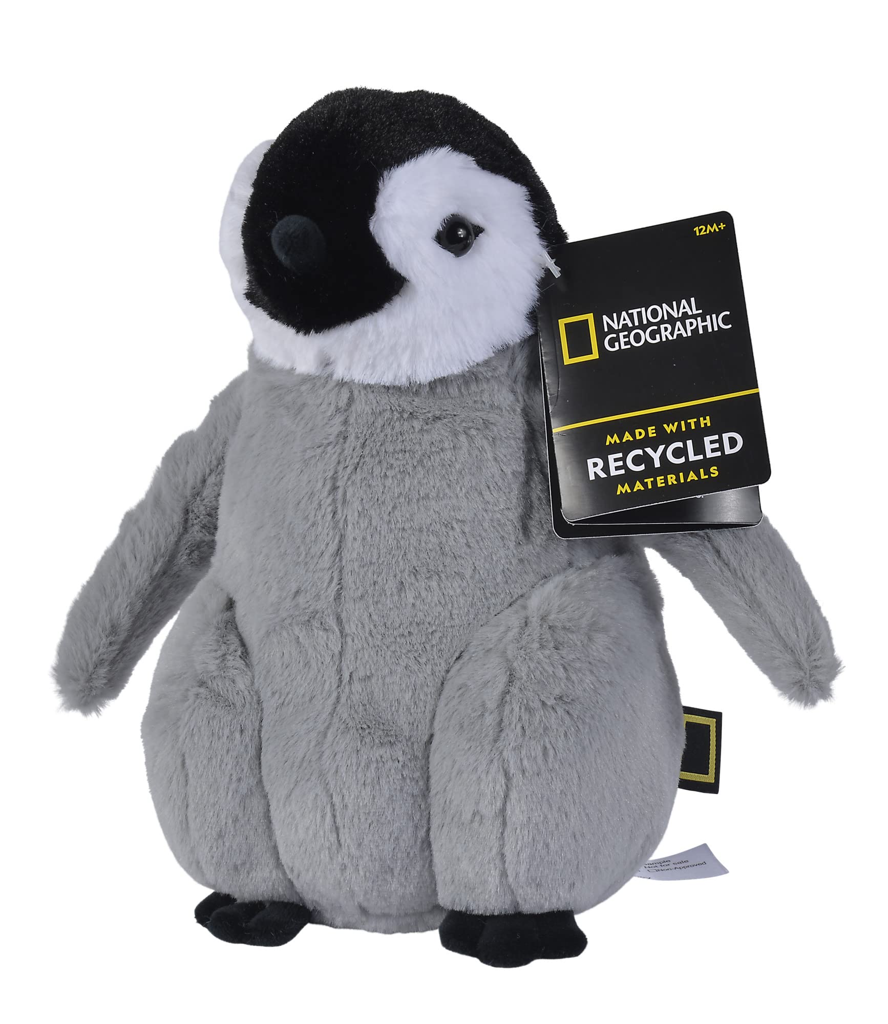 National Geographic Peluche e figurine Pinguino peluche 25 cm riciclato