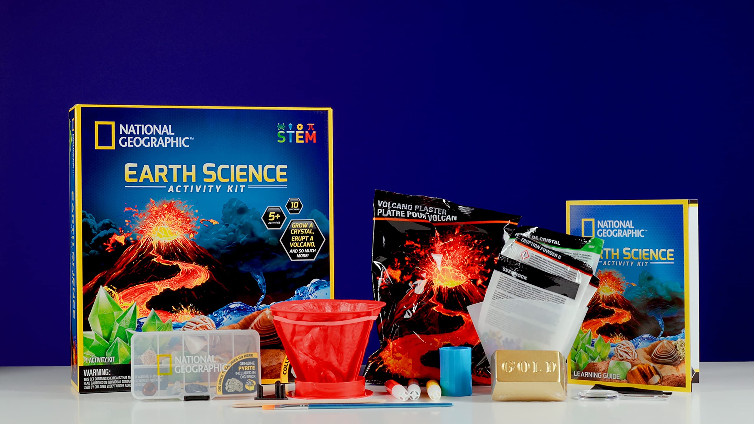 National Geographic Kit scientifici e di scoperta Maxi Kit dell’Esploratore kit scienze della Terra