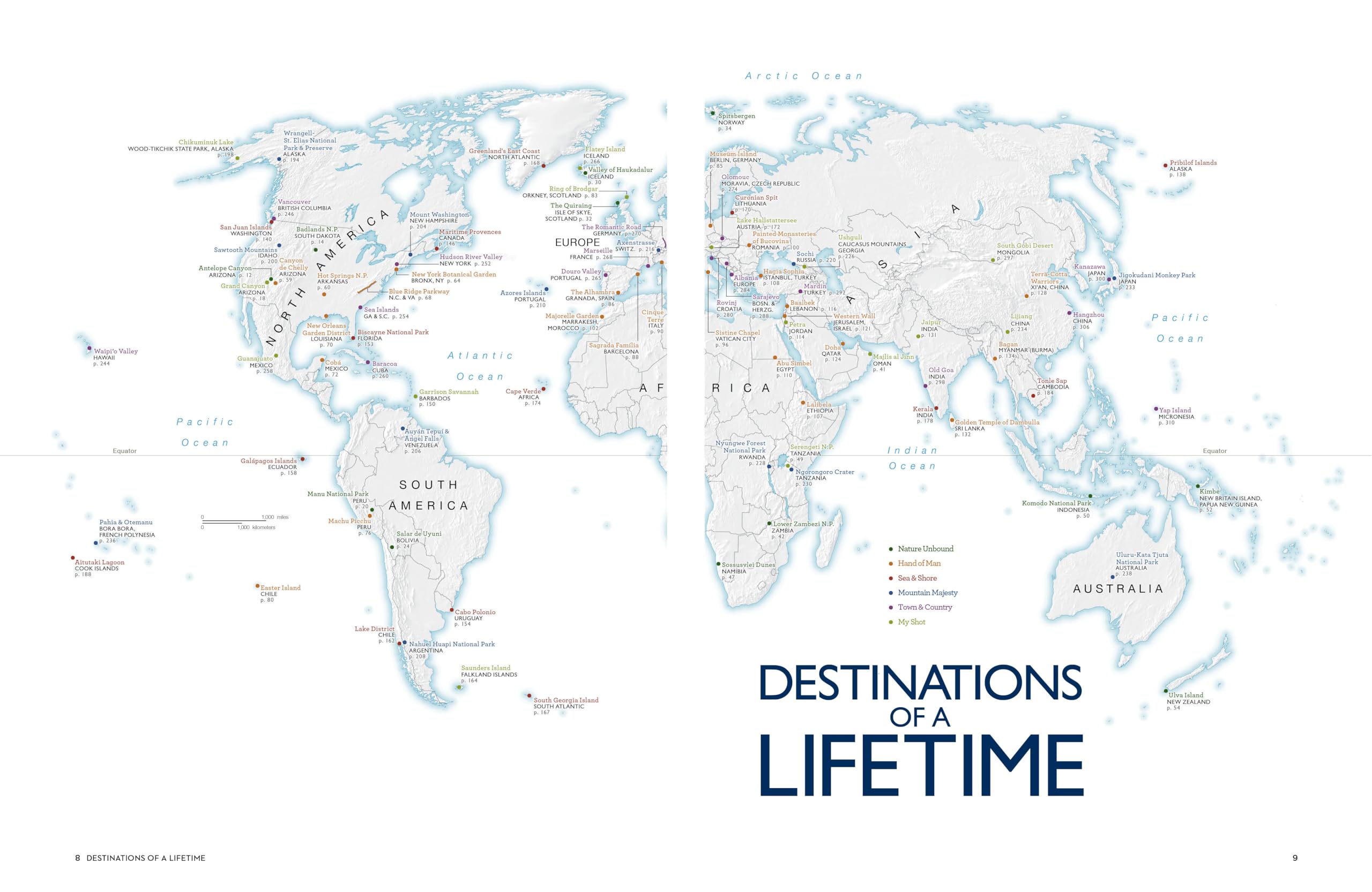 National Geographic – Libri Destinations of a Lifetime libro di viaggi