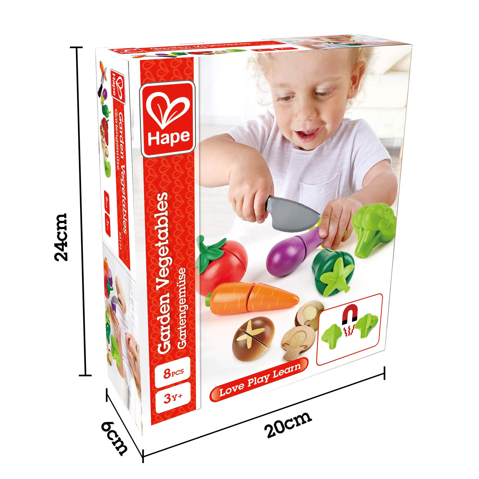 Hape Cucina e accessori Garden Vegetables verdure giocattolo