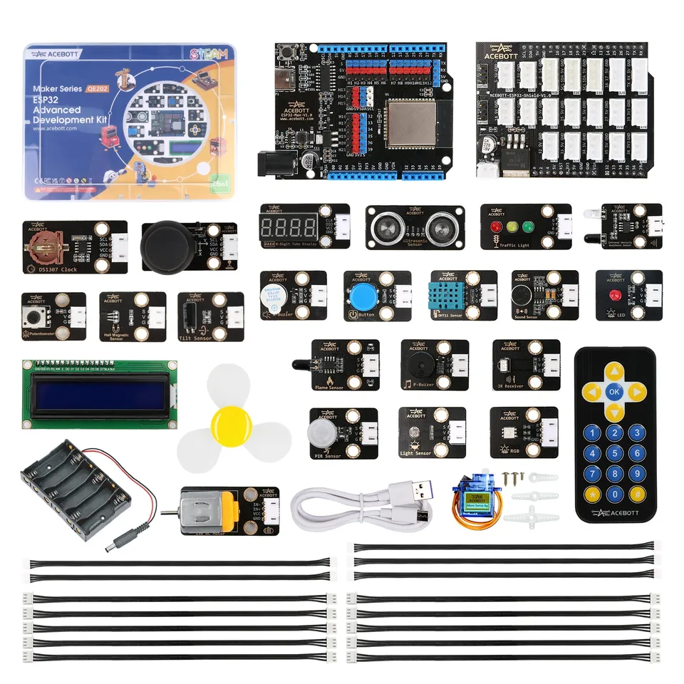 ACEBOTT Maker Series QE202 ESP32 Advanced Development Kit 26-in-1
