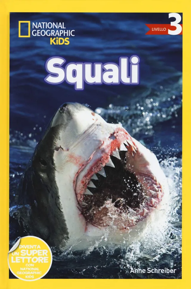 National Geographic Kids – Libri Squali. Livello 3 libro a colori