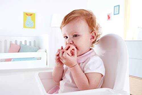 Hape Giocattoli per l'infanzia Set sonagli geometrici 3 sonagli in riso giapponese