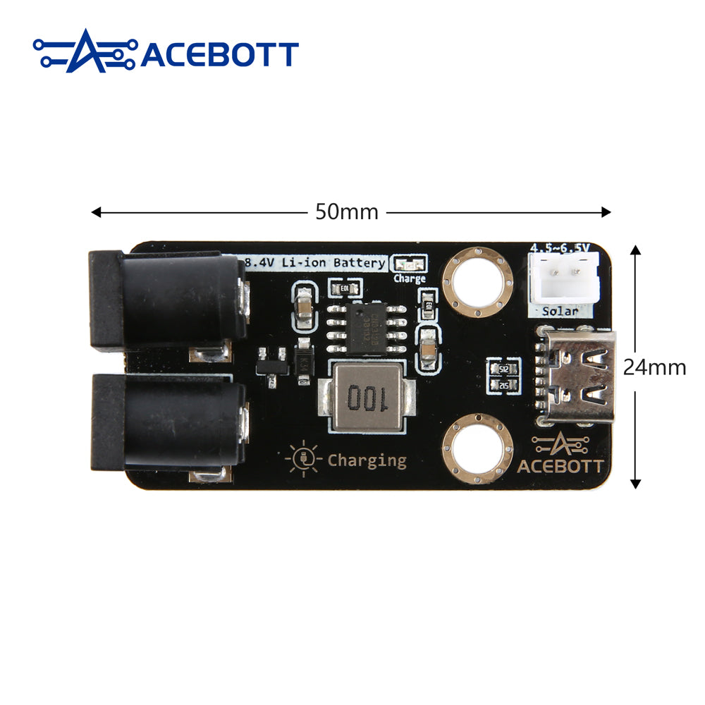 ACEBOTT Electronic Modules QB102 modulo di ricarica solare
