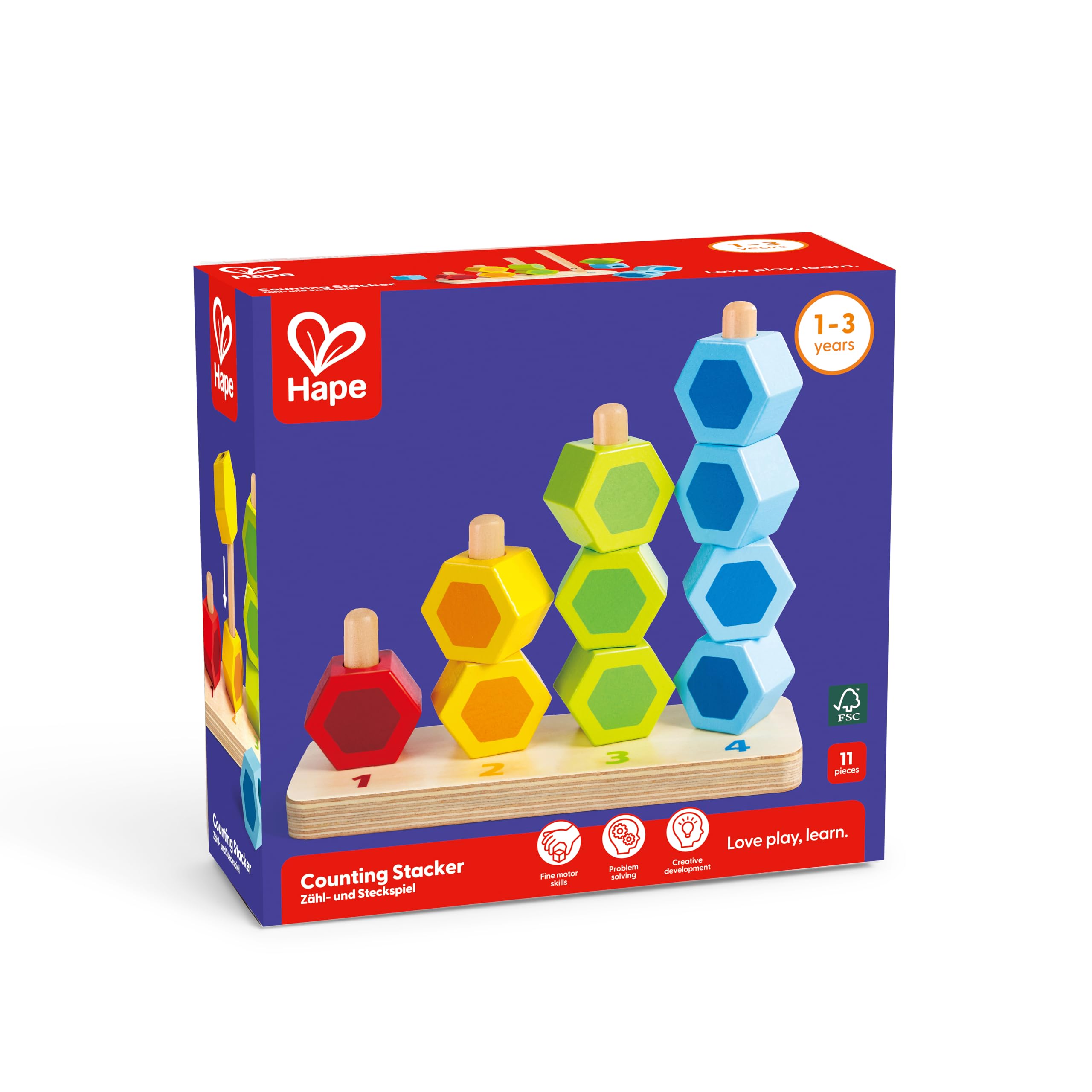 Hape Giocattoli per le abilità motorie E0504 Pallottoliere gioco educativo