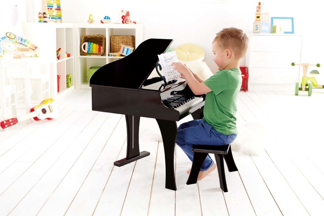 Hape Giochi musicali E0320 Pianoforte a Coda Nero