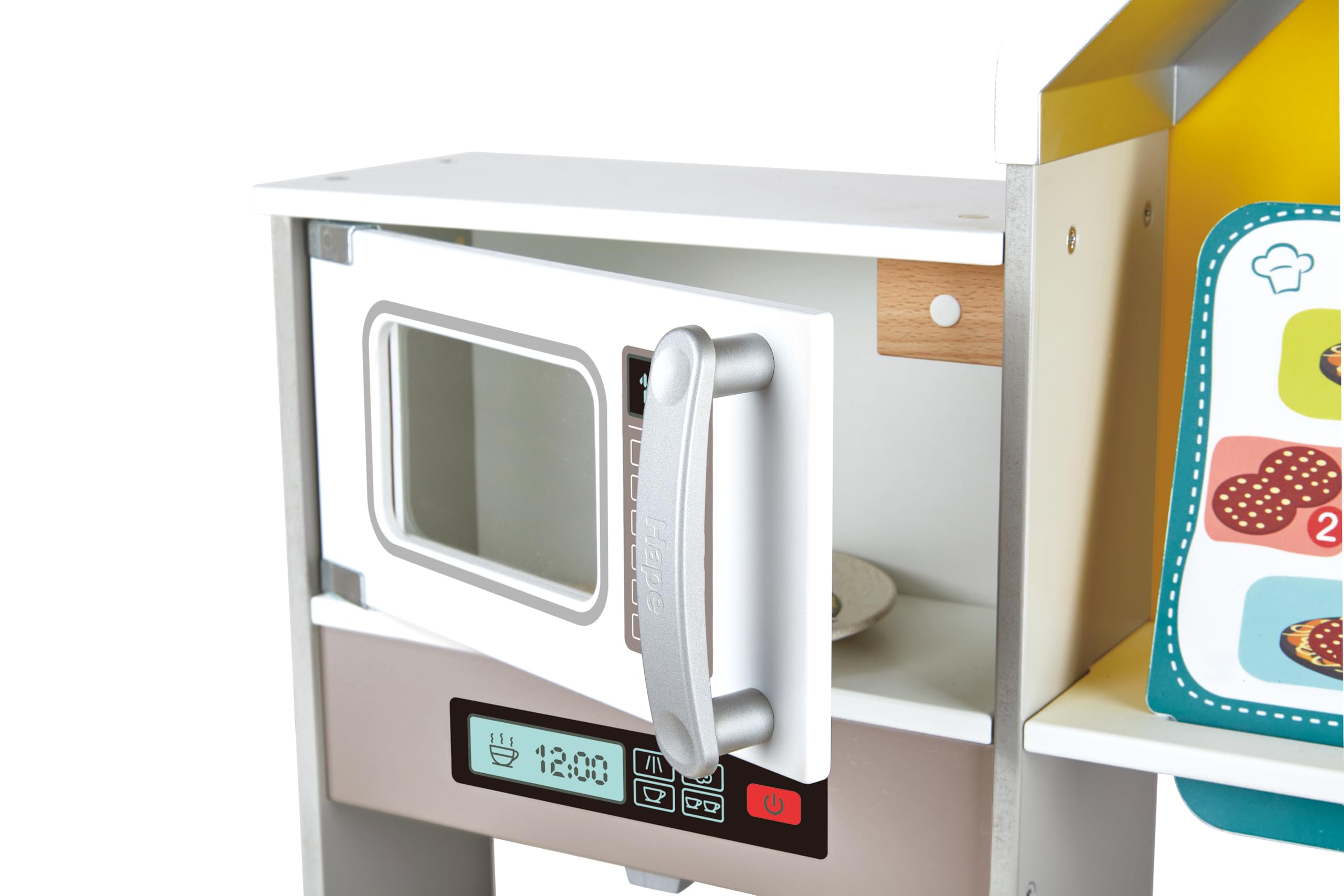 Hape Cucina e accessori E3177 Cucina di Gioco Deluxe con microonde