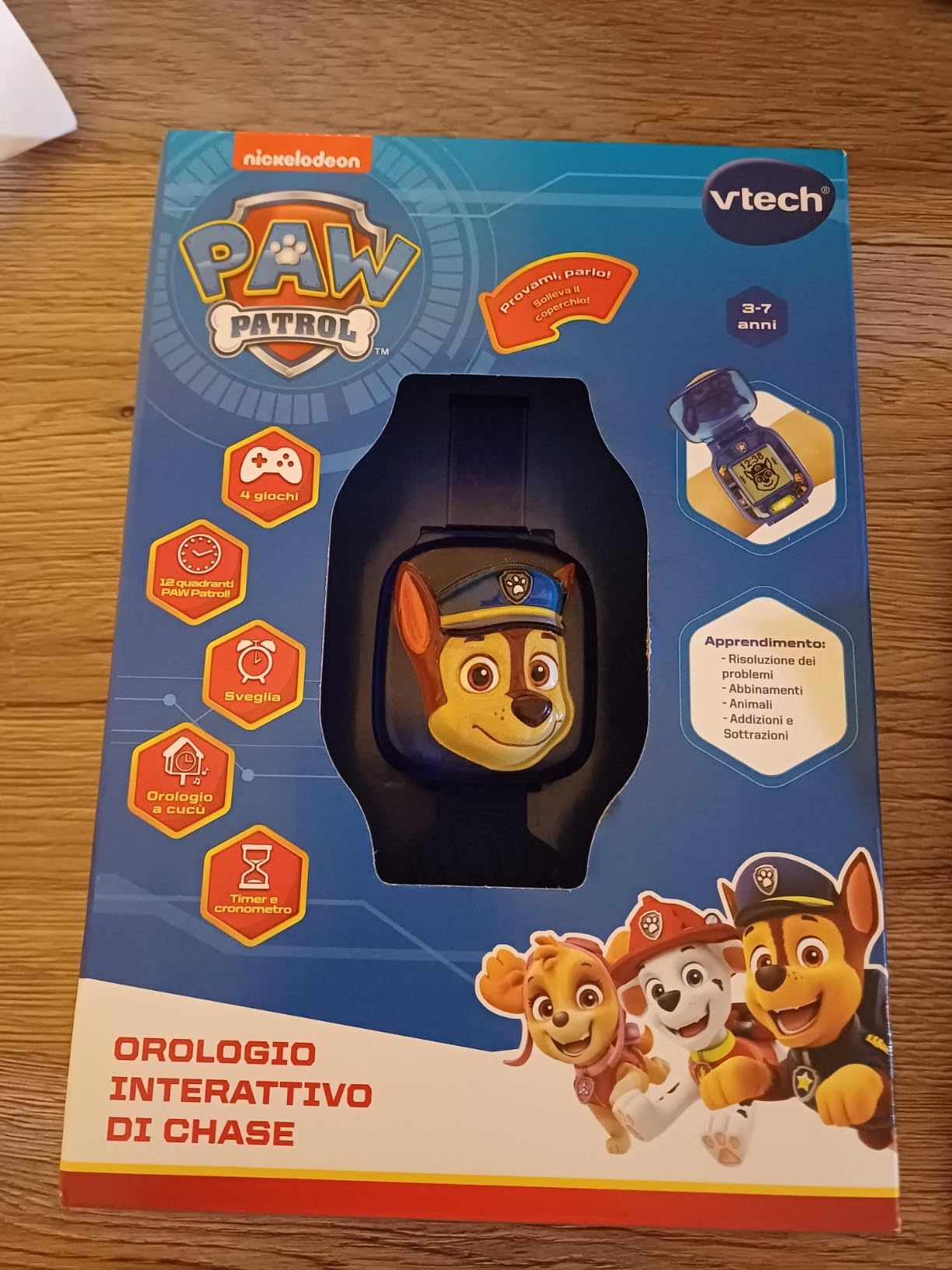 VTech Giocattoli 3-6 anni Orologio Interattivo di Chase per bambini