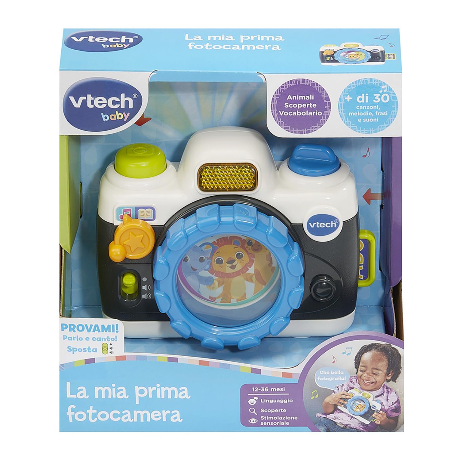 VTech Giocattoli 1-3 anni La Mia Prima Fotocamera giocattolo 12-36 mesi