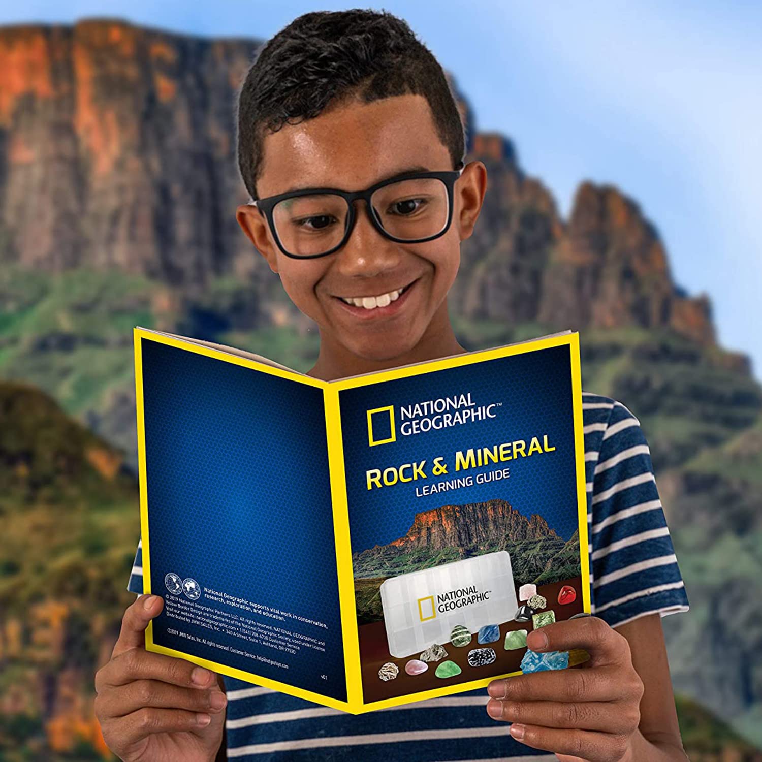 National Geographic Kit scientifici e di scoperta JM80571M rocce e minerali 15 pezzi