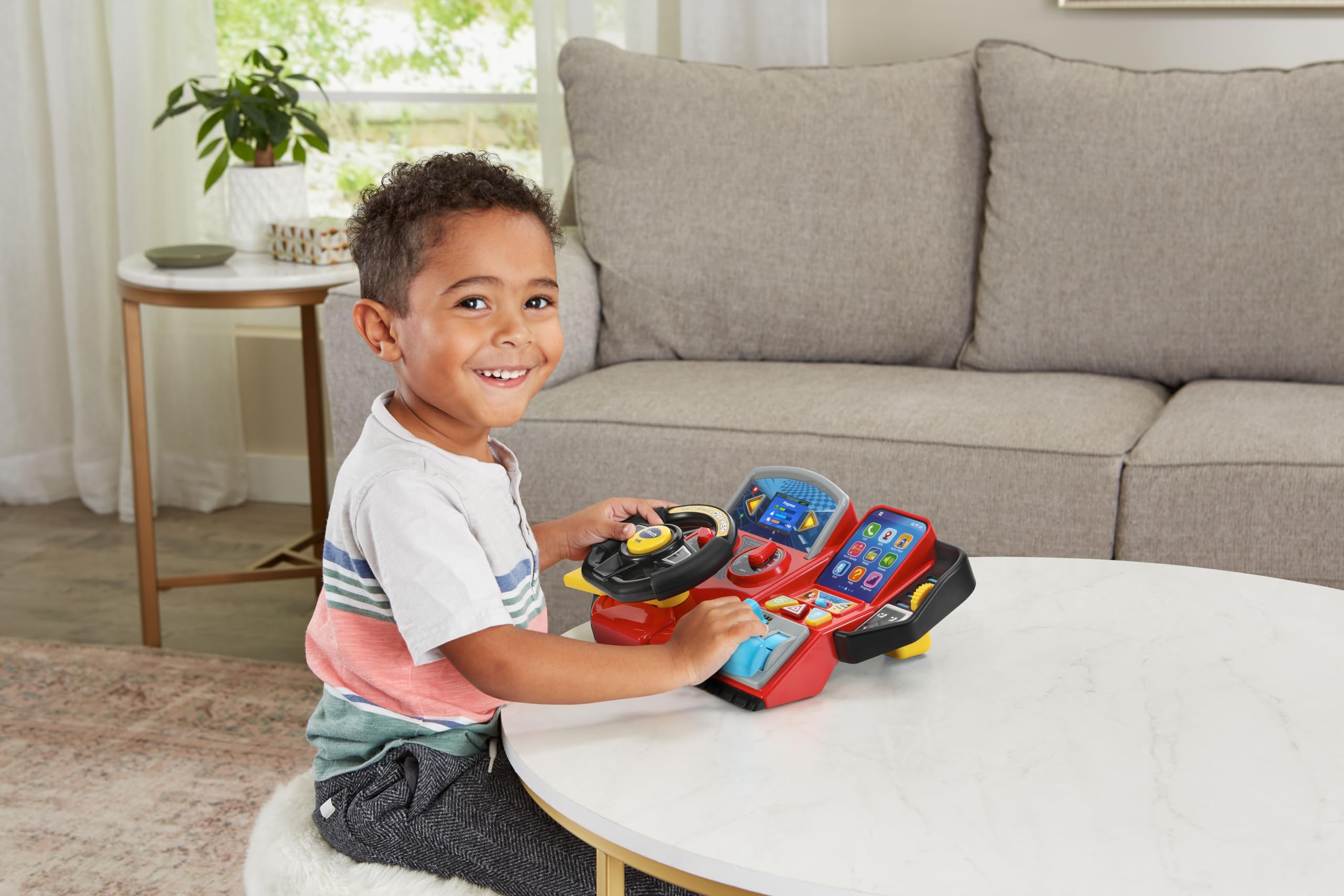 VTech Giocattoli 3-6 anni Volante Turbo Pilota volante interattivo 3-8 anni