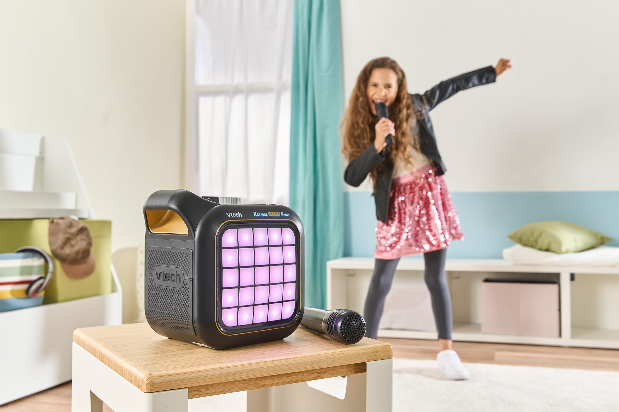 VTech Giocattoli 6 anni e + Karaoke Light Party microfono wireless