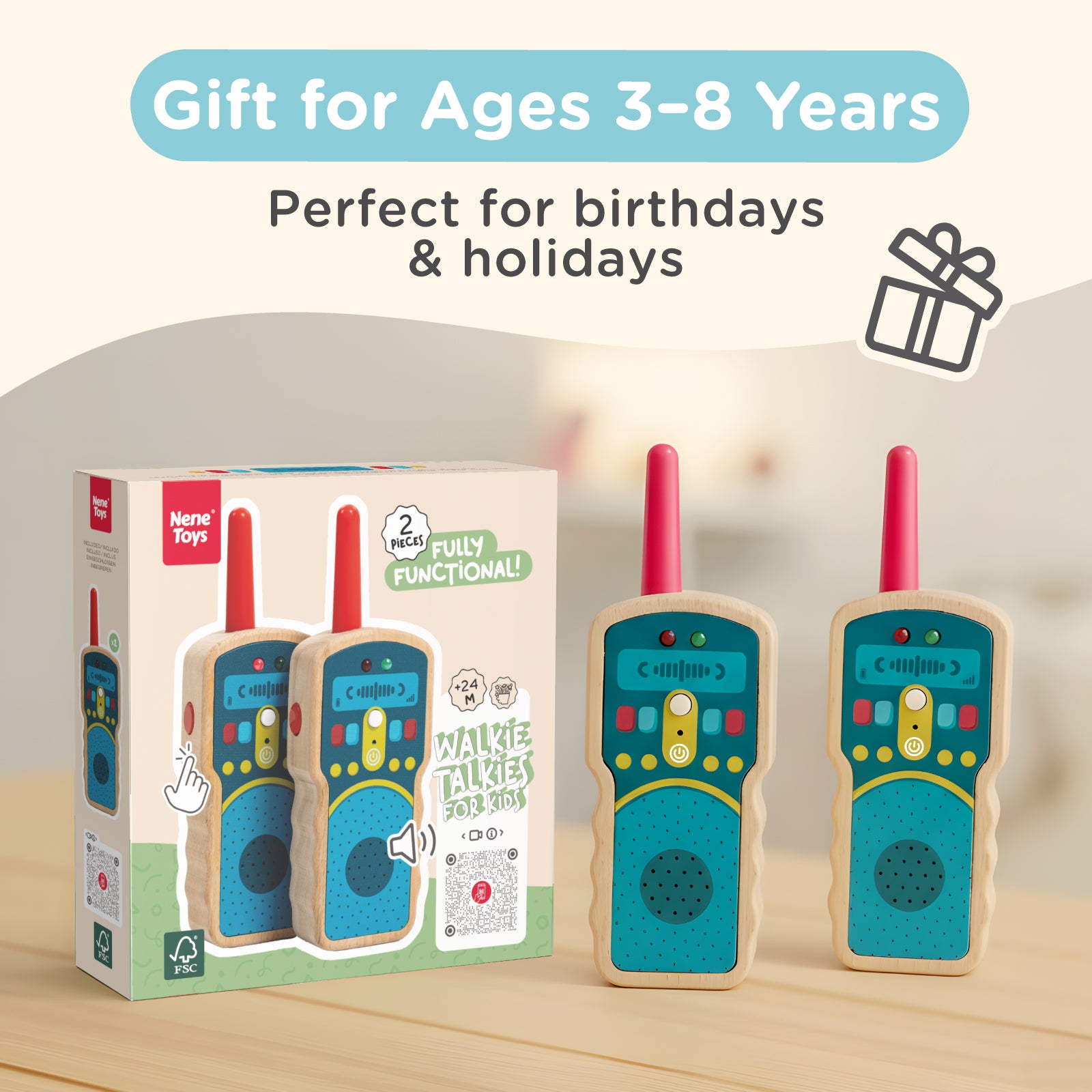 Nene Toys Vehicles & Adventure Walkie Talkies for Kids - Fully Functional walkie talkie