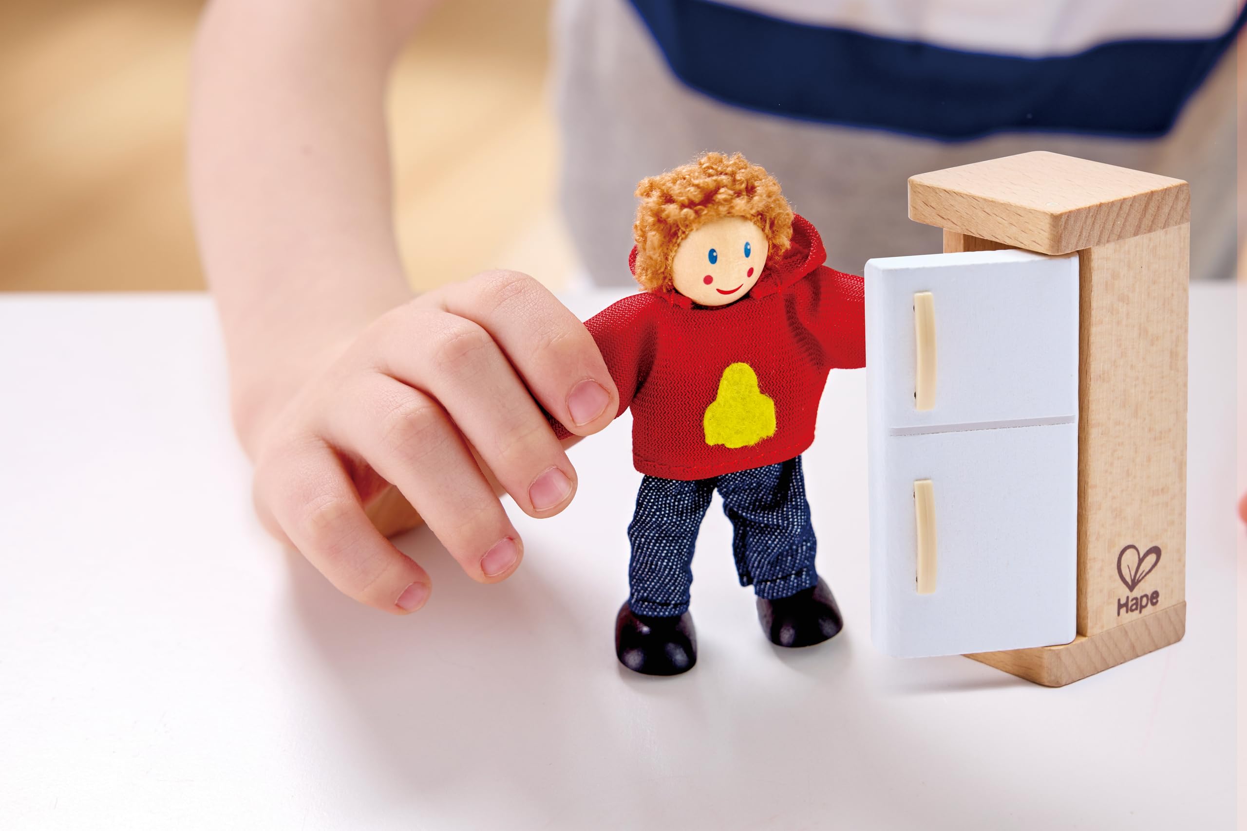 Hape Case delle bambole e accessori E3500 Famiglia Felice bambole in legno
