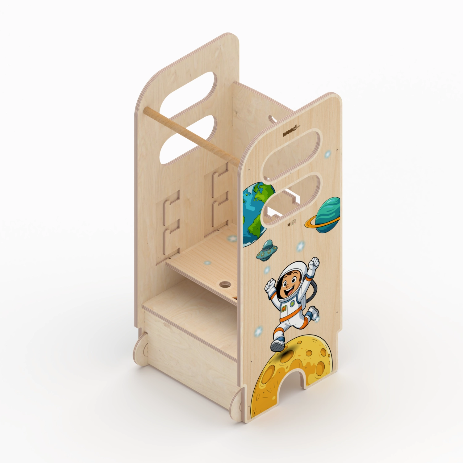 Il Pianeta delle idee Wood for Kids Montessori Torre della crescita Montessori torre in legno