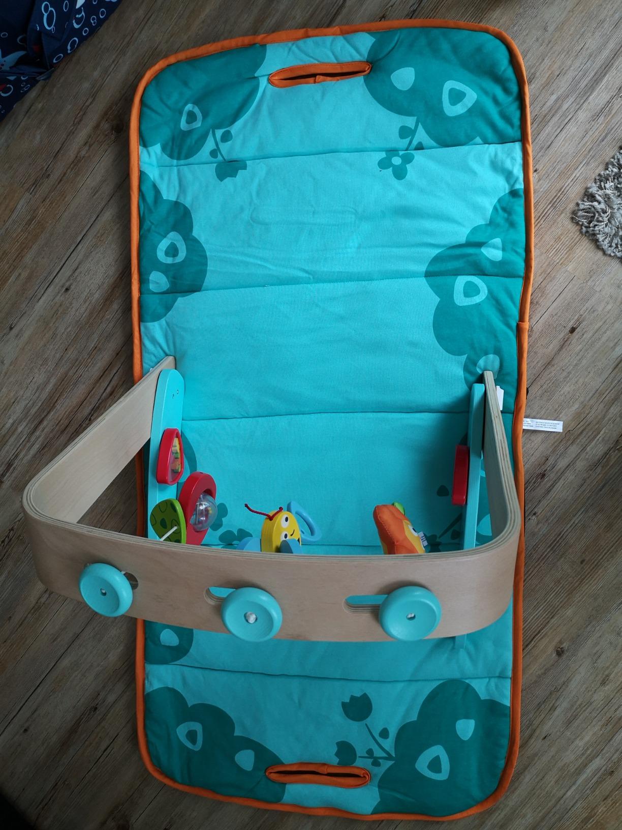 Hape Giocattoli per l'infanzia E0045 palestrina portatile con giochi