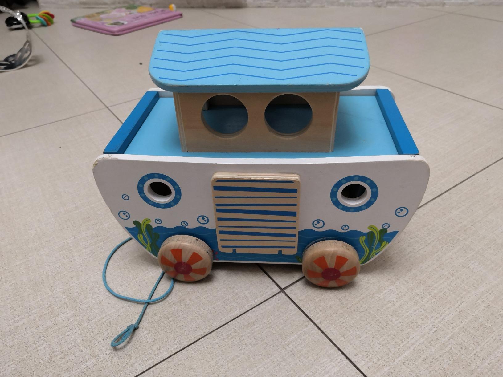 Hape Giocattoli educativi Arca di Noè gioco in legno forme