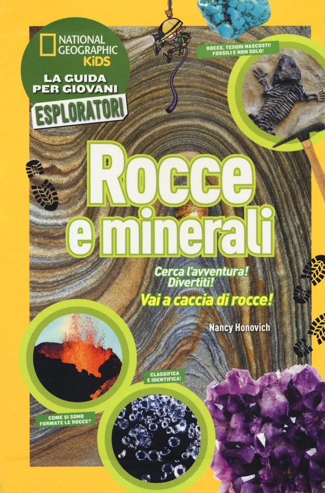 National Geographic Kids – Libri Rocce e minerali. Cerca l'avventura! libro a colori
