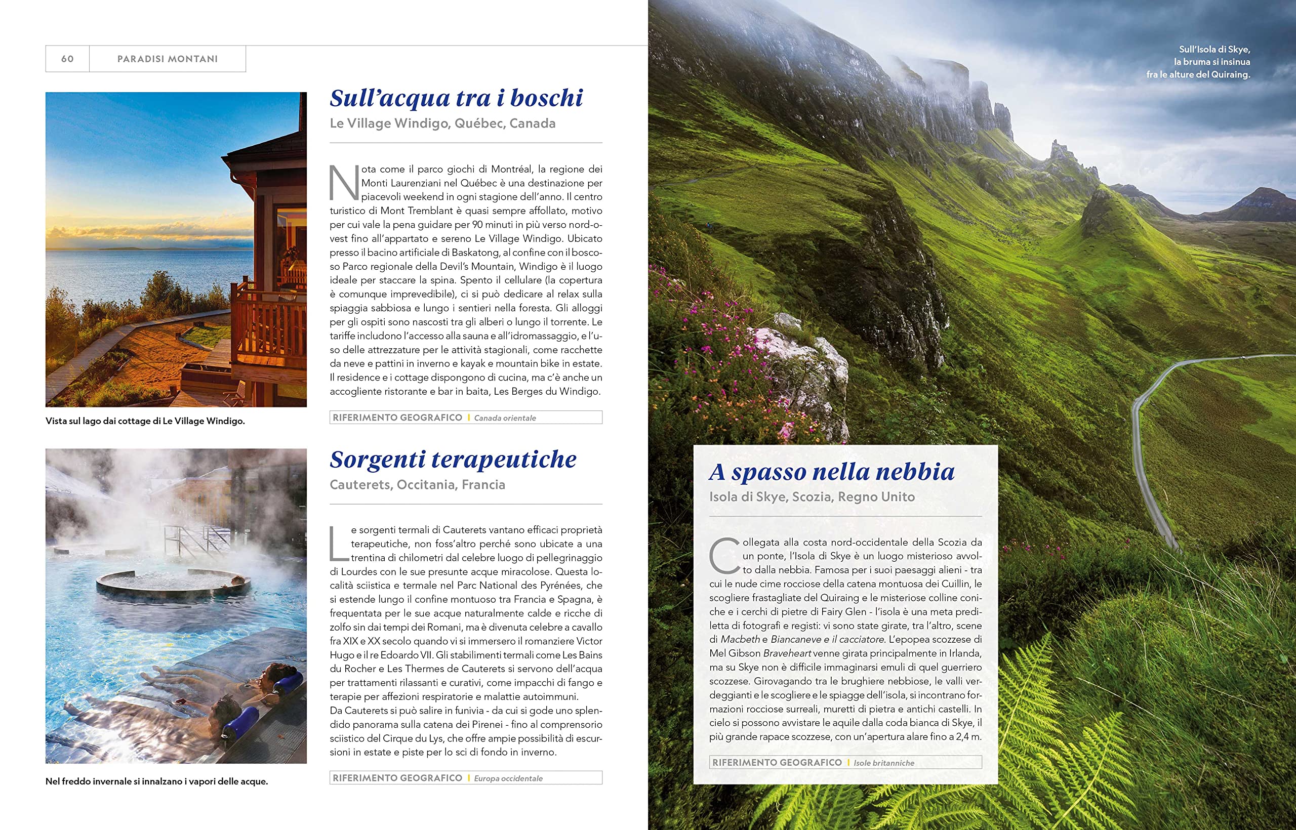 National Geographic Libri 1000 weekend da sogno libro illustrato a colori
