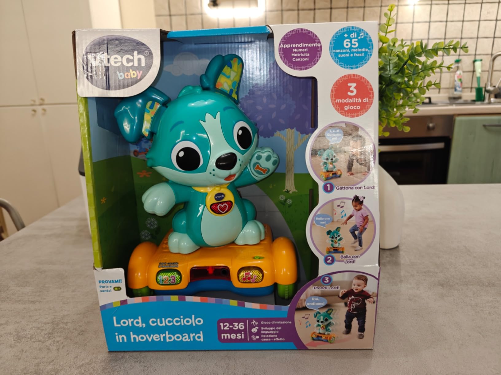 V-Tech Giocattoli 1-3 anni Lord Cucciolo in Hoverboard cagnolino interattivo 12-36 mesi