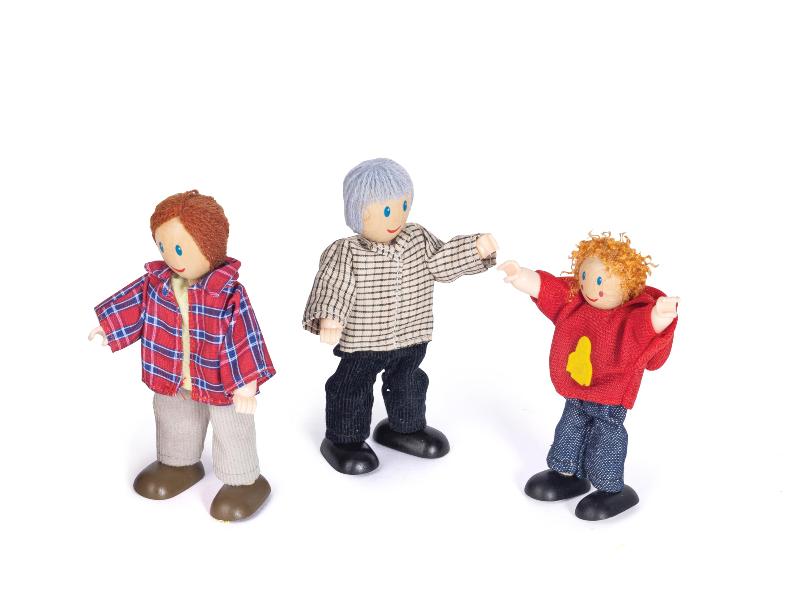 Hape Case delle bambole e accessori E3500 Famiglia Felice bambole in legno