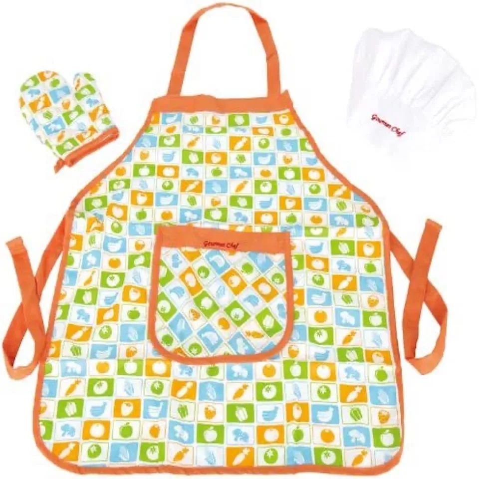 Hape Cucina e accessori E3119 set di grembiuli per cuochi