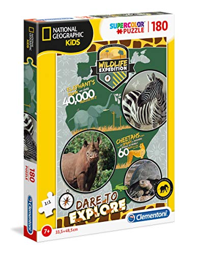 National Geographic Kids Wildlife Expedition 180 pezzi puzzle bambini 7+
