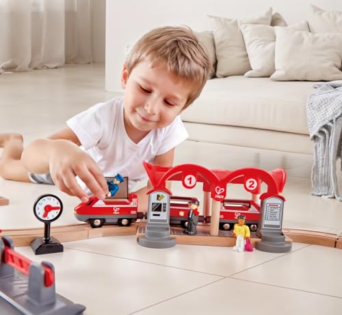 Hape Treno Pista Città Trafficata 51 pezzi ferroviaria
