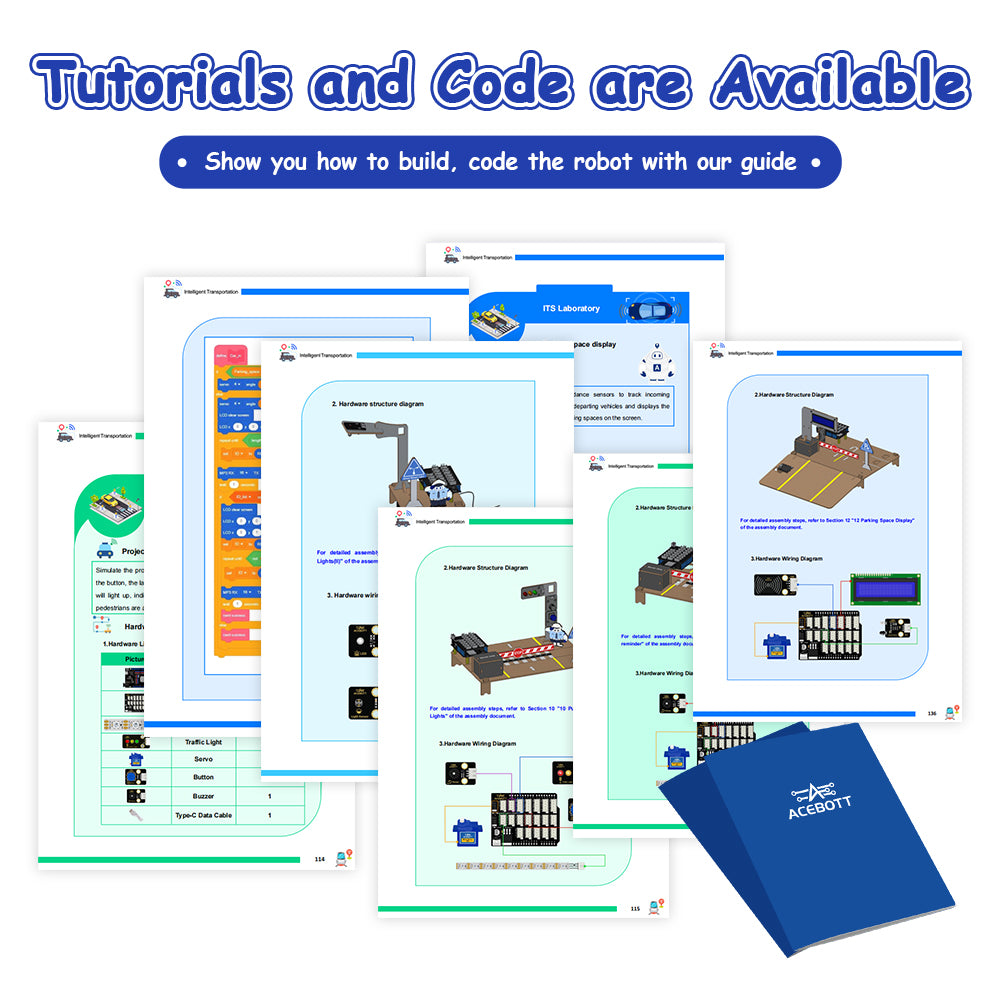 ACEBOTT Education Solution Series QE027 kit trasporti intelligenti
