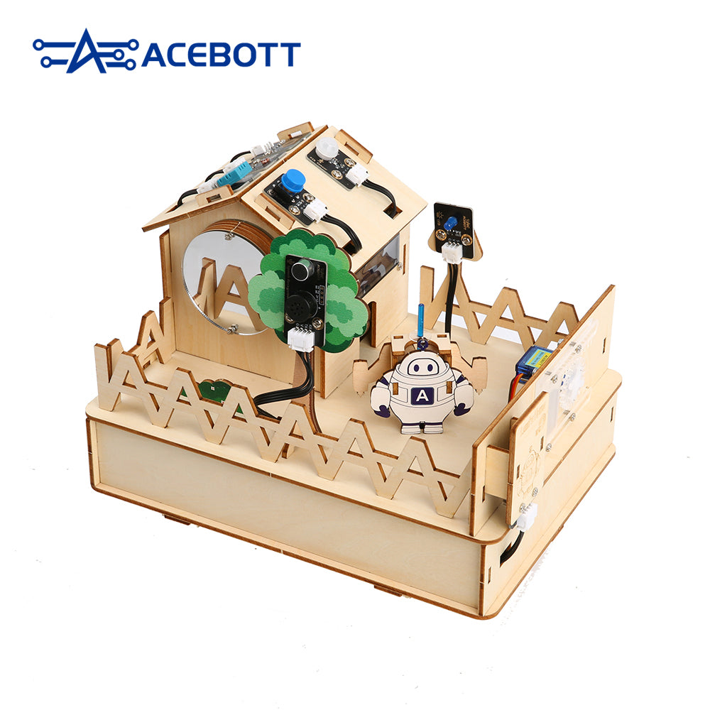 ACEBOTT Explorer Series QE001 kit smart home IoT ESP32 per 8-12 anni