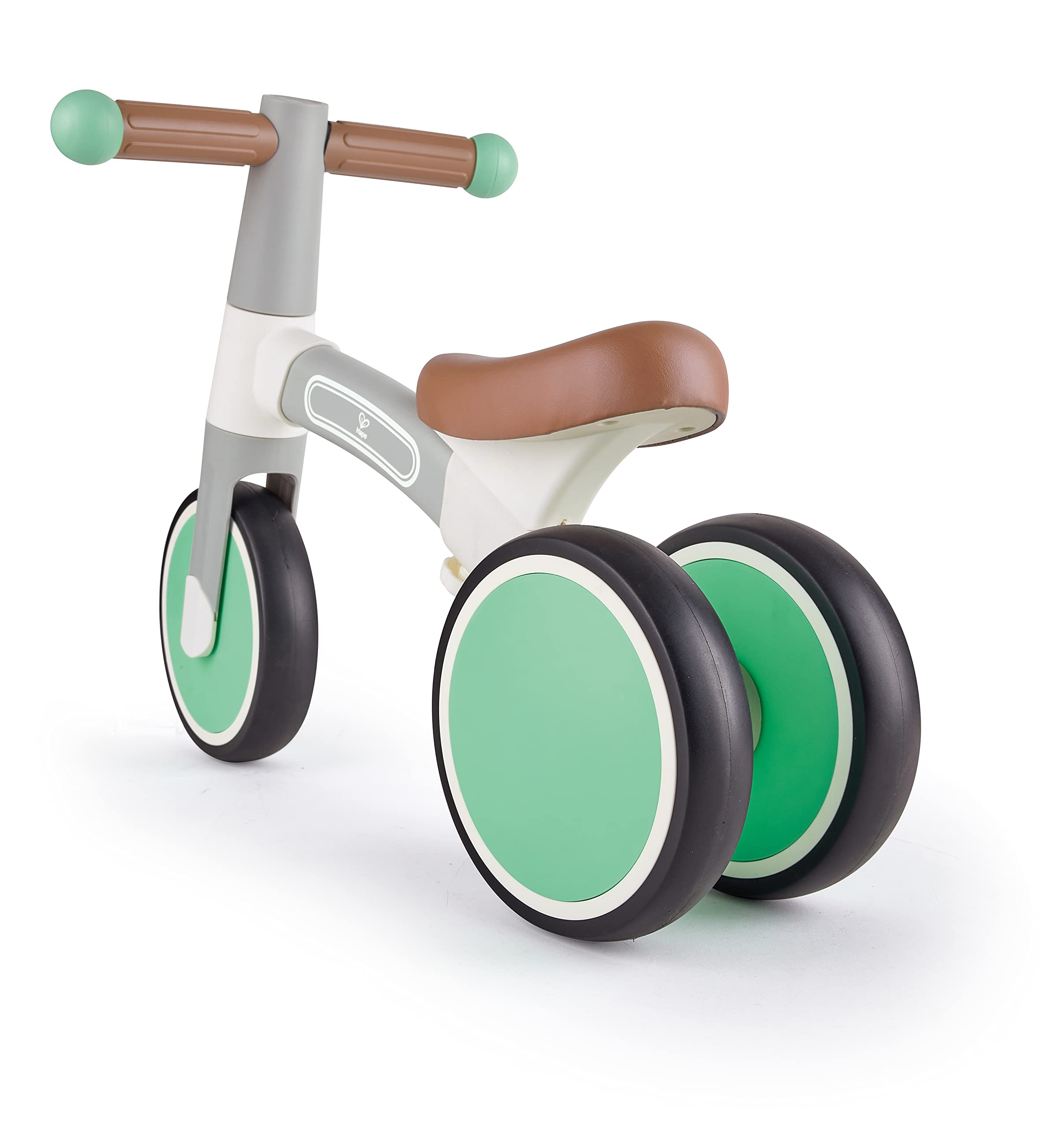 Hape Primi passi e bici triciclo verde senza pedali 3 ruote leggero