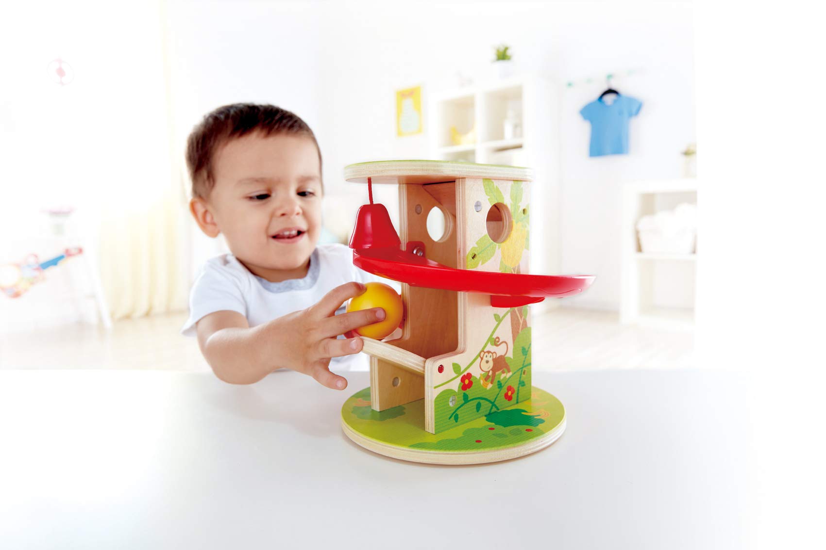 Hape Quadrilla Dschungel-Rutsche scivolo per sfere