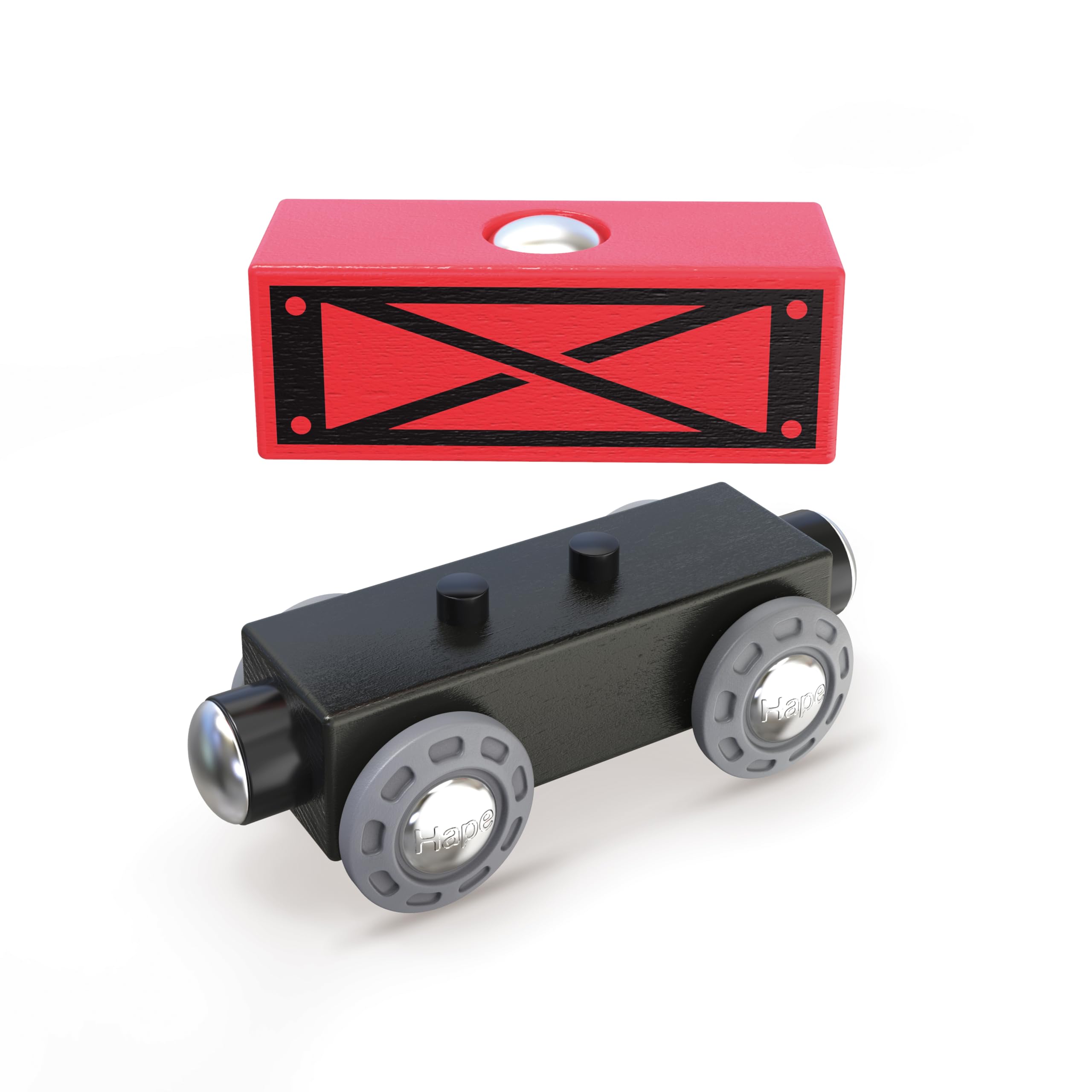 Hape Treno Treno merci a vapore Classico - Vintage trenino legno magnetico