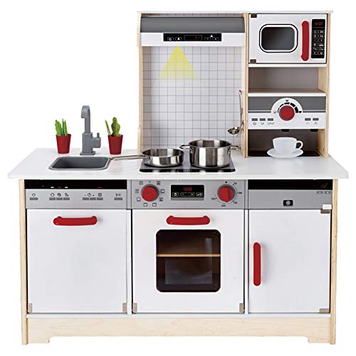 Hape Cucina e accessori E3145 cucina per bimbi all-in-1
