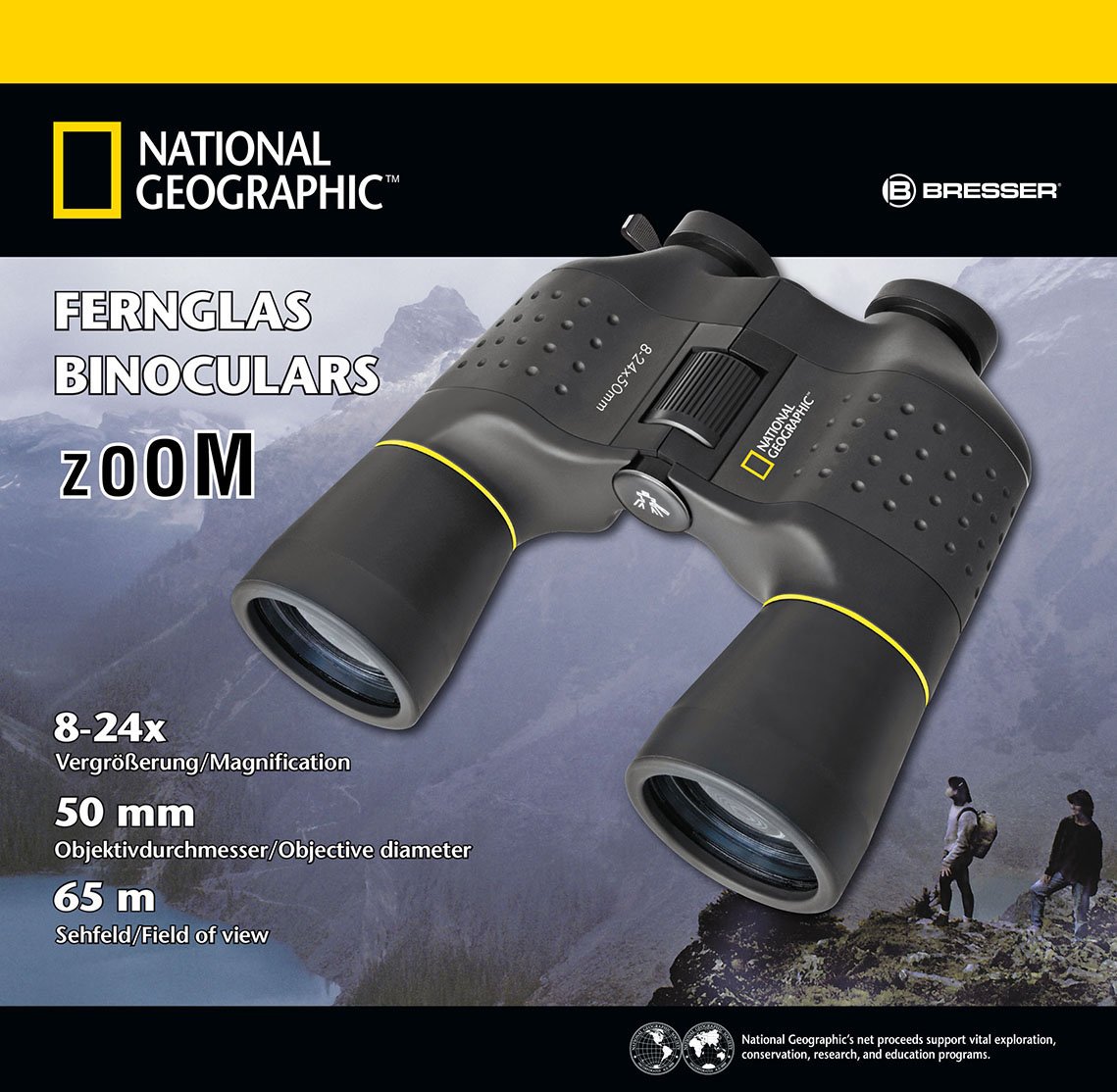 National Geographic Binocoli 8-24x50 binocolo zoom 50 mm