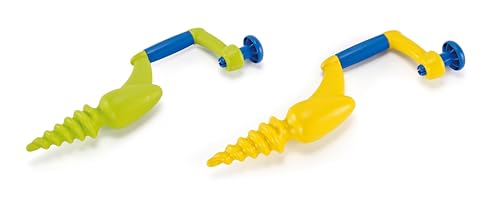 Hape Giochi da spiaggia Trivella gialla per modellare la sabbia dai 18 mesi