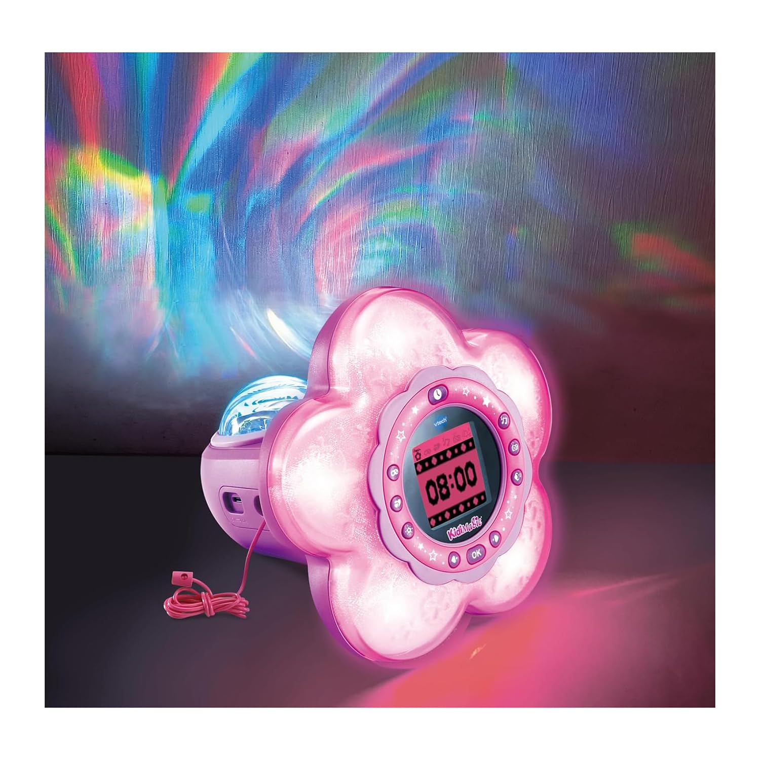 VTech KidiMagic Galaxy Light radiosveglia 9 in 1 con proiezione aurora boreale