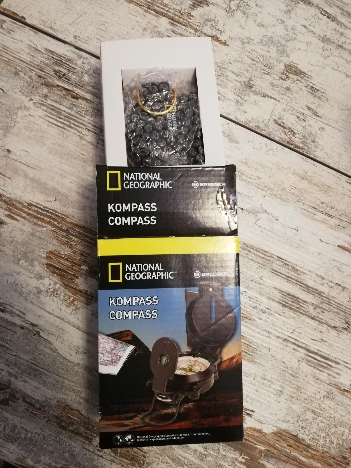 National Geographic Stazioni meteorologiche ed elettronica outdoor bussola 360° con marsupio