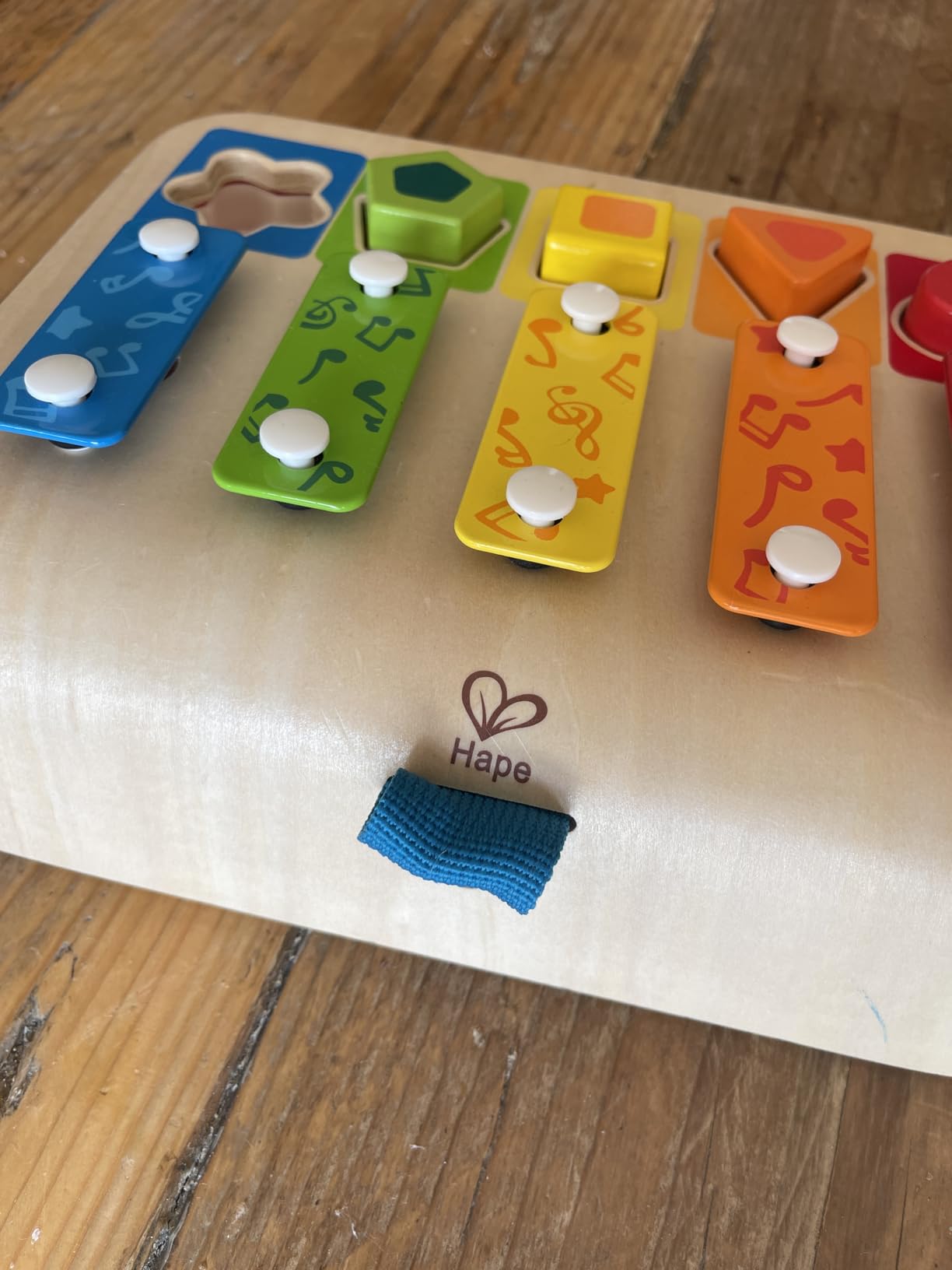 Hape Giochi musicali Xilofono Forme Geometriche xilofono legno multifunzione
