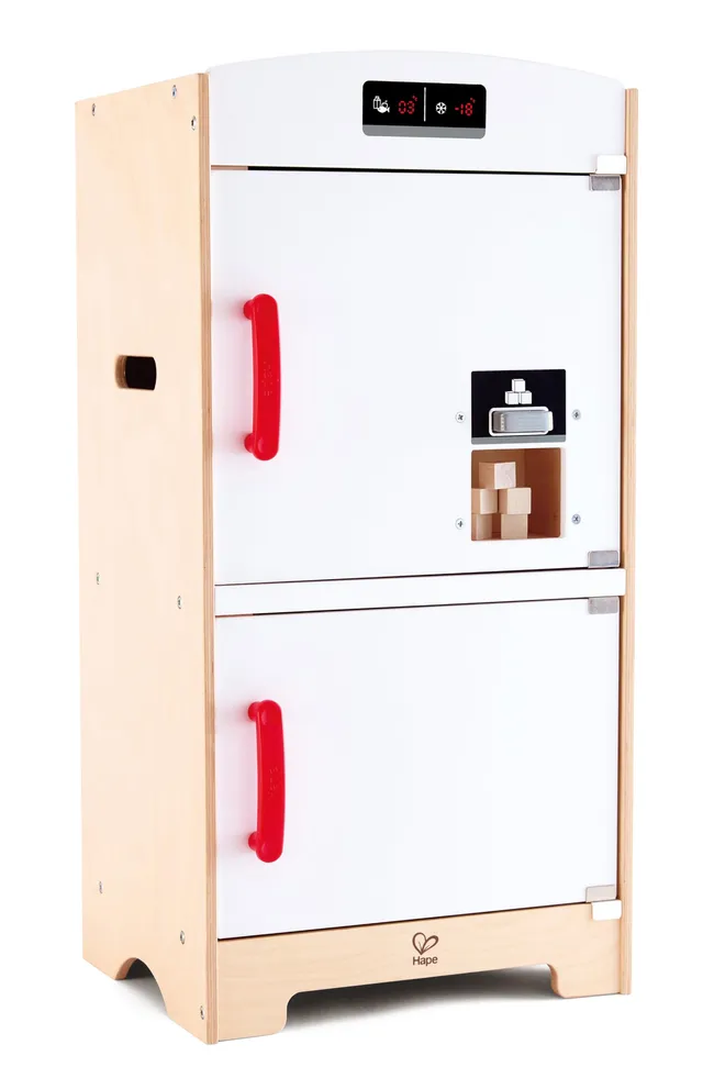 Hape Cucina e accessori E3153 frigorifero giocattolo bianco in legno