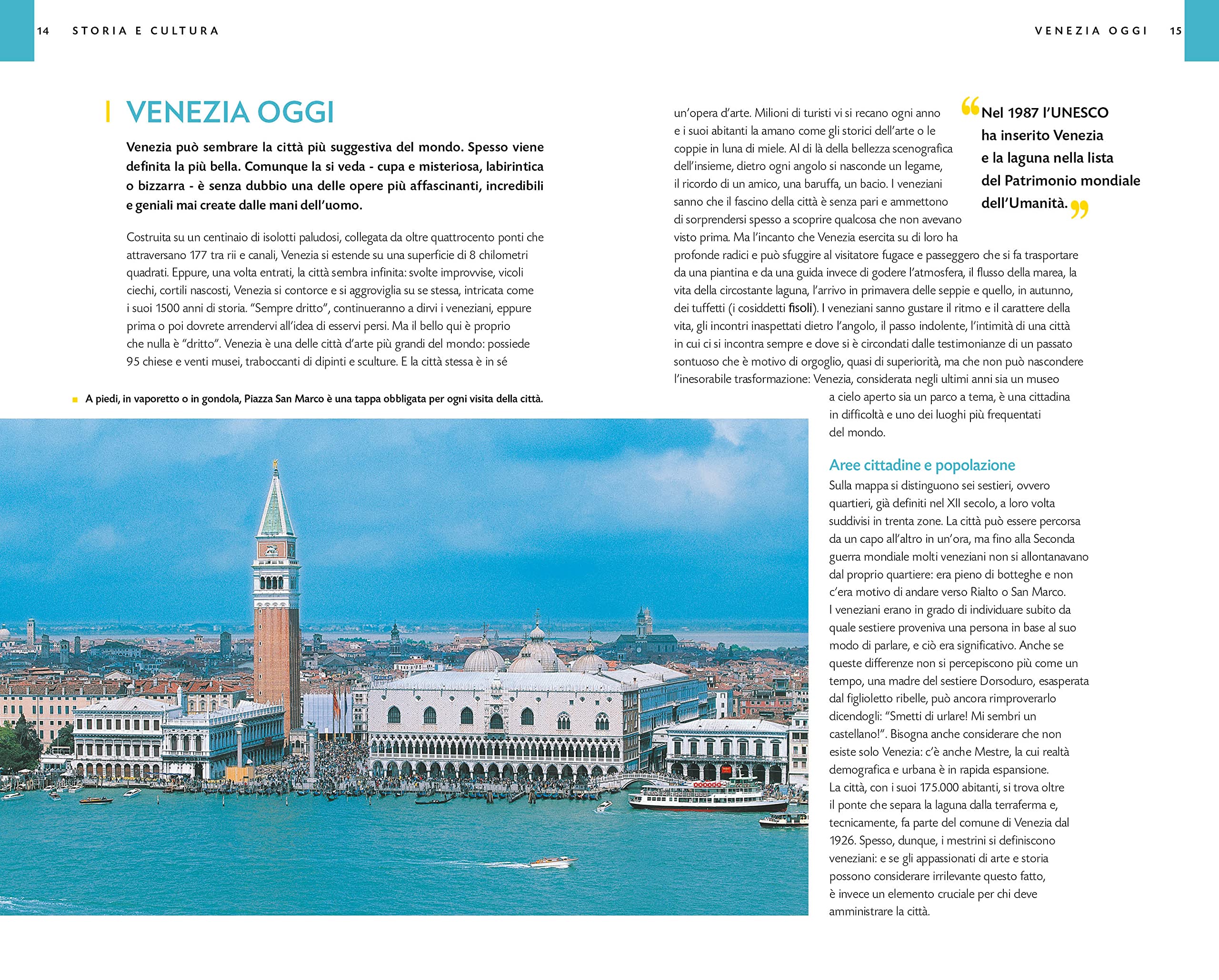 National Geographic Le Guide Traveler Venezia guida con carta geografica