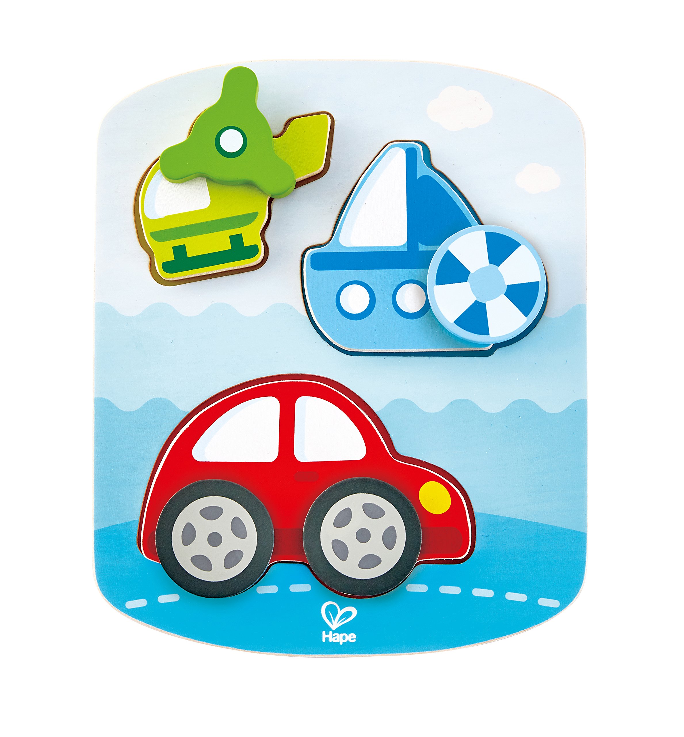 Hape Puzzle E1607 puzzle in legno a incastro colorato