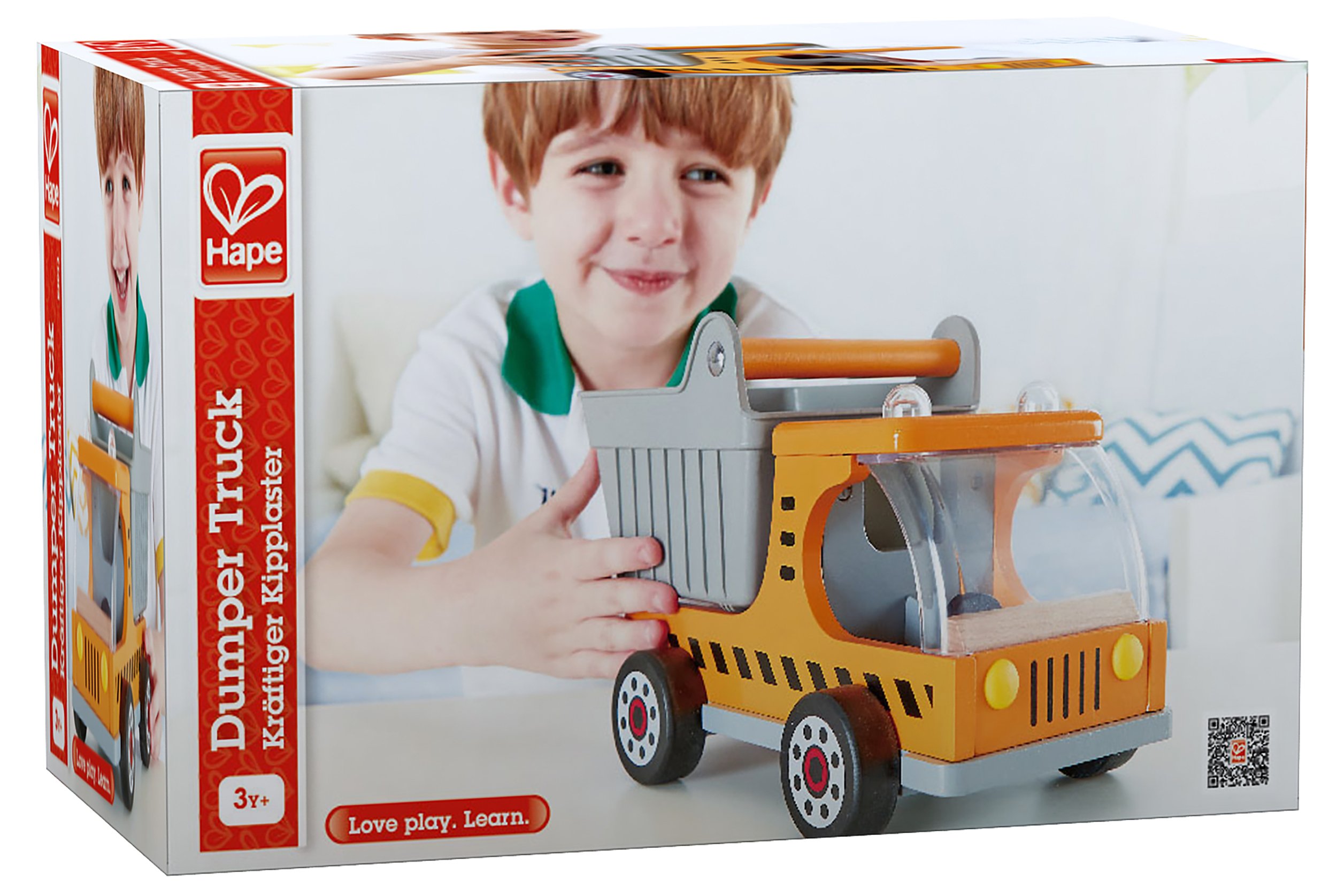 Hape Giochi Camion Ribaltabile camion giocattolo multicolore in legno