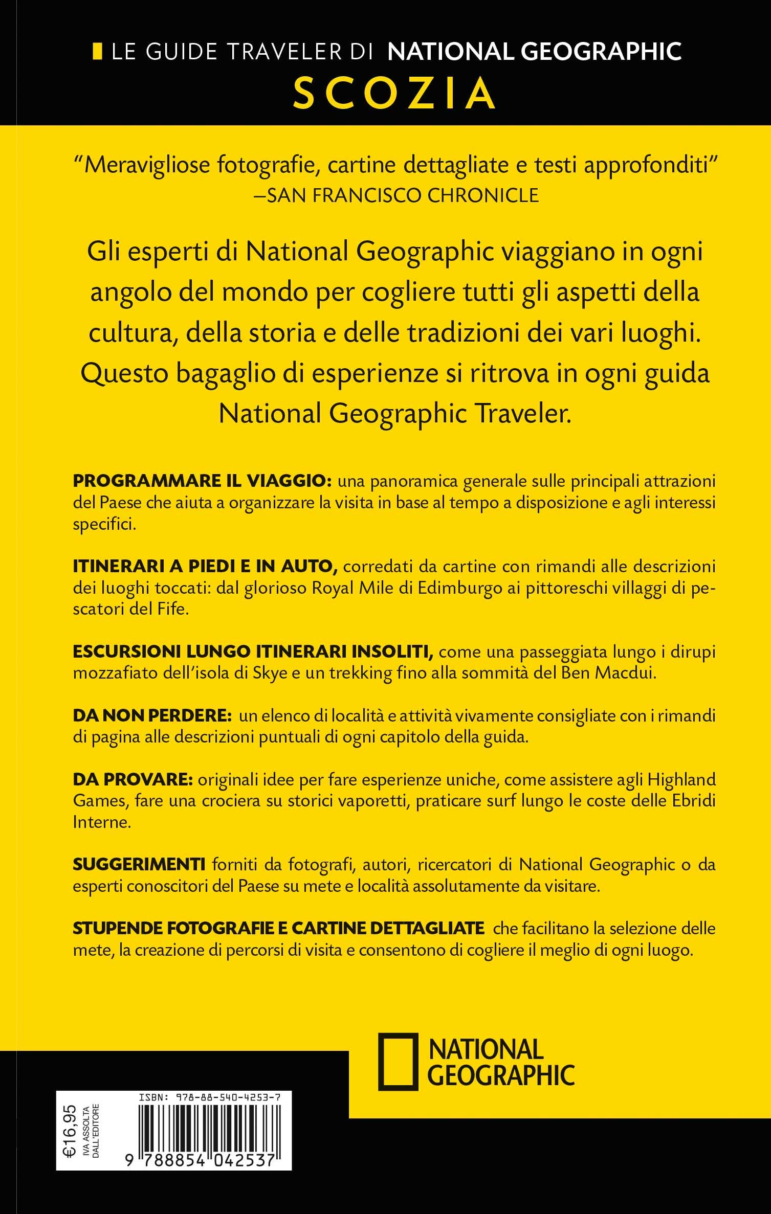 National Geographic Le Guide Traveler Scozia stivali impermeabili neri 42