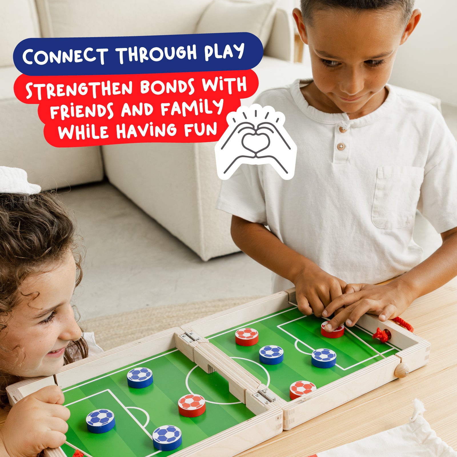 Nene Toys Family Games Sling Goal gioco di lancio in legno