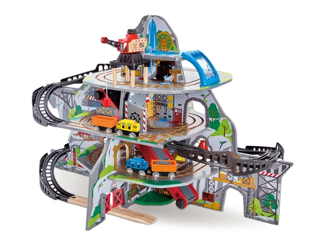 Hape Treno Mega Miniera Montana set ferroviario multilivello